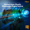 White Dios Massage Chair 8D AI Dual Air Tech Touch Roller SL-track with Brain Relaxation Program Dios-1288