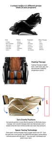 Kahuna Massage Chair 4D+@ HSL-Track Voice Recognition Zero-Gravity Full-Body Massage Chair, Tablet Remote Hubot4D (Champaign)